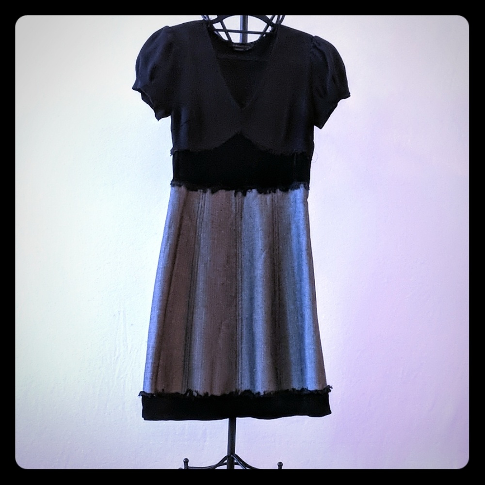 BCBGMaxAzria Dress || Black & Grey || Size 2